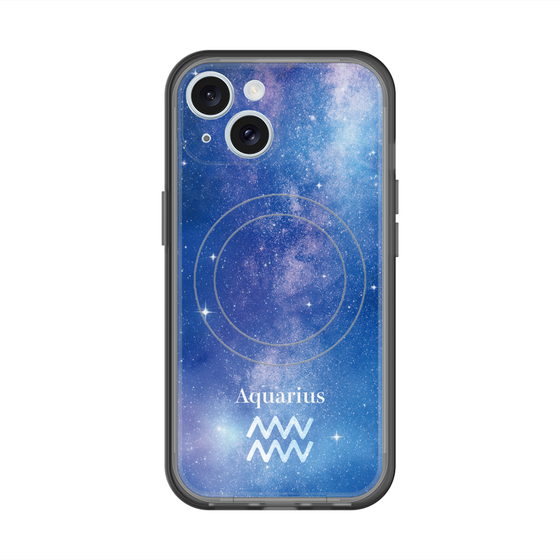 スリムプロテクションプレミアムケース with MagSafe［ STARRY SIGNS - オリジナル - Aquarius ］