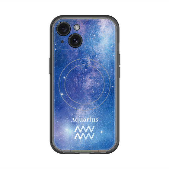 スリムプロテクションプレミアムケース with MagSafe［ STARRY SIGNS - オリジナル - Aquarius ］