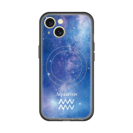 スリムプロテクションプレミアムケース with MagSafe［ STARRY SIGNS - オリジナル - Aquarius ］