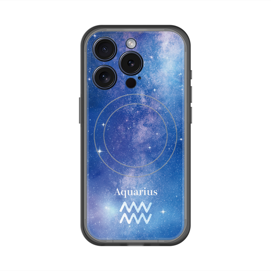 スリムプロテクションプレミアムケース with MagSafe［ STARRY SIGNS - オリジナル - Aquarius ］