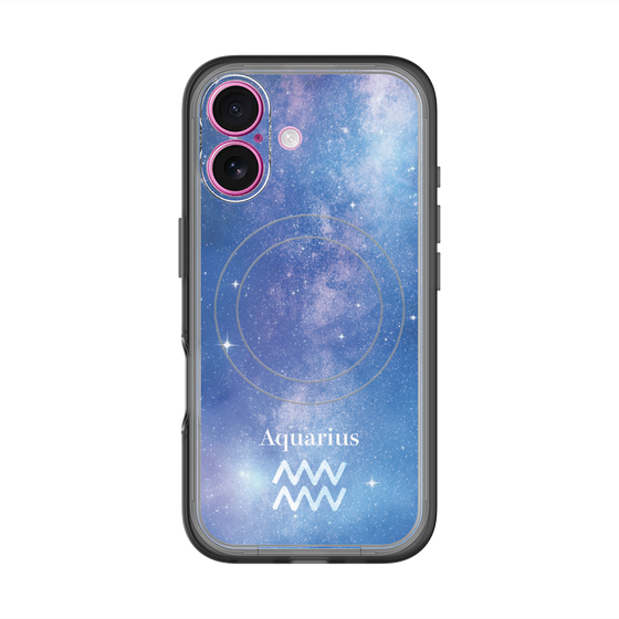 スリムプロテクションプレミアムケース with MagSafe［ STARRY SIGNS - オリジナル - Aquarius ］
