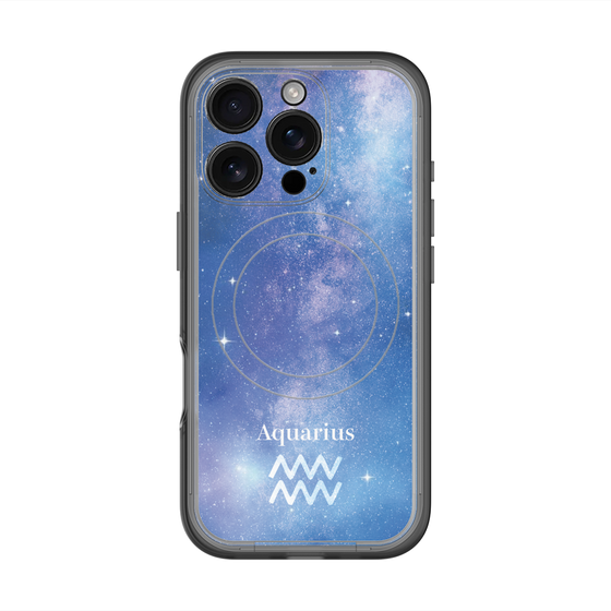 スリムプロテクションプレミアムケース with MagSafe［ STARRY SIGNS - オリジナル - Aquarius ］