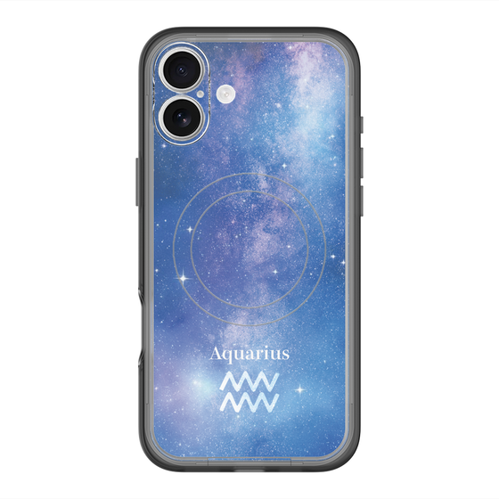 スリムプロテクションプレミアムケース with MagSafe［ STARRY SIGNS - オリジナル - Aquarius ］