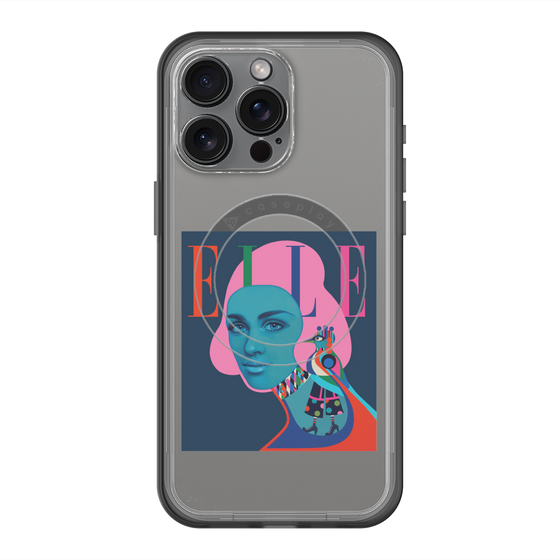 スリムプロテクションプレミアムケース with MagSafe［ ELLE - 80 YEARS - RAMONA NORDAL ］