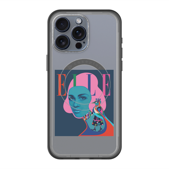 スリムプロテクションプレミアムケース with MagSafe［ ELLE - 80 YEARS - RAMONA NORDAL ］