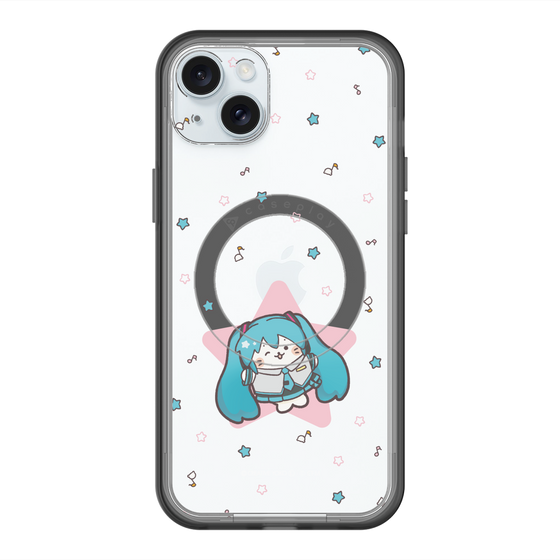 スリムプロテクションプレミアムケース with MagSafe［ しろたん×初音ミク - 初音ミク - しろたん変身 ］