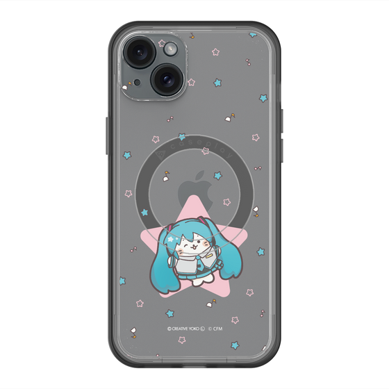 スリムプロテクションプレミアムケース with MagSafe［ しろたん×初音ミク - 初音ミク - しろたん変身 ］