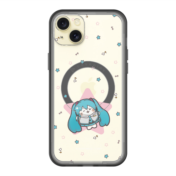 スリムプロテクションプレミアムケース with MagSafe［ しろたん×初音ミク - 初音ミク - しろたん変身 ］