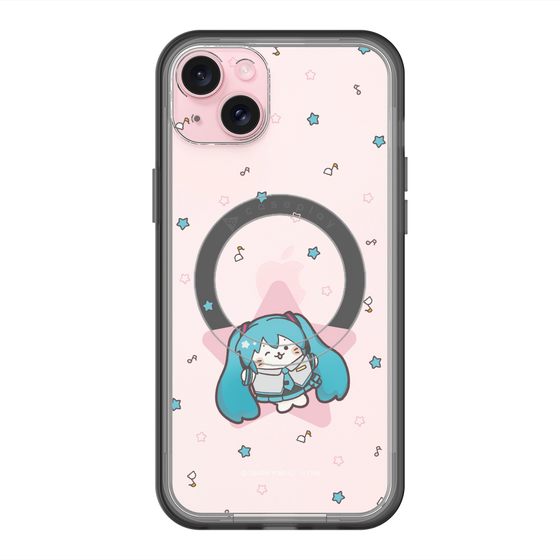 スリムプロテクションプレミアムケース with MagSafe［ しろたん×初音ミク - 初音ミク - しろたん変身 ］