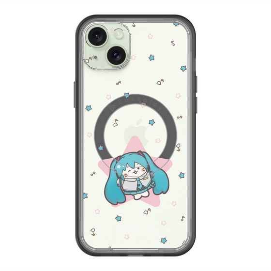 スリムプロテクションプレミアムケース with MagSafe［ しろたん×初音ミク - 初音ミク - しろたん変身 ］