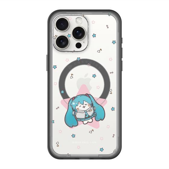 スリムプロテクションプレミアムケース with MagSafe［ しろたん×初音ミク - 初音ミク - しろたん変身 ］