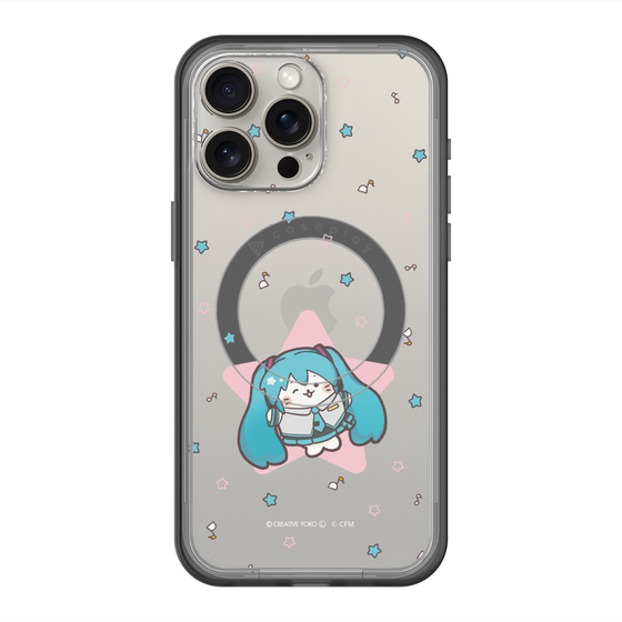 スリムプロテクションプレミアムケース with MagSafe［ しろたん×初音ミク - 初音ミク - しろたん変身 ］