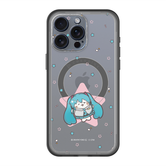 スリムプロテクションプレミアムケース with MagSafe［ しろたん×初音ミク - 初音ミク - しろたん変身 ］