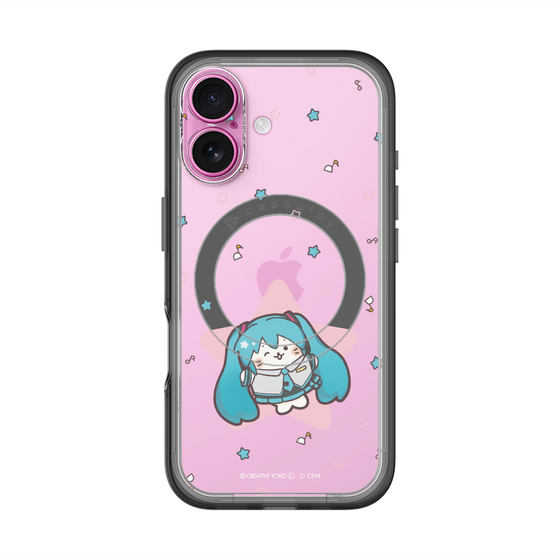 スリムプロテクションプレミアムケース with MagSafe［ しろたん×初音ミク - 初音ミク - しろたん変身 ］