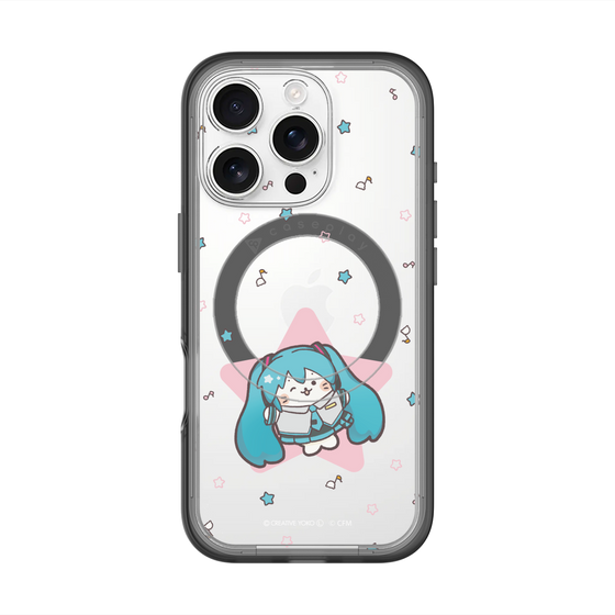 スリムプロテクションプレミアムケース with MagSafe［ しろたん×初音ミク - 初音ミク - しろたん変身 ］
