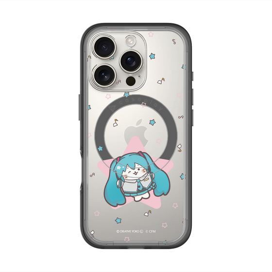 スリムプロテクションプレミアムケース with MagSafe［ しろたん×初音ミク - 初音ミク - しろたん変身 ］
