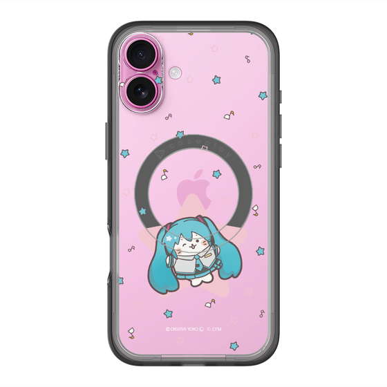 スリムプロテクションプレミアムケース with MagSafe［ しろたん×初音ミク - 初音ミク - しろたん変身 ］