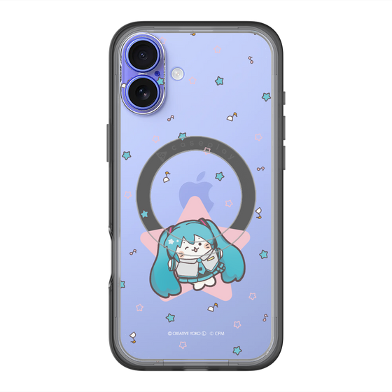 スリムプロテクションプレミアムケース with MagSafe［ しろたん×初音ミク - 初音ミク - しろたん変身 ］