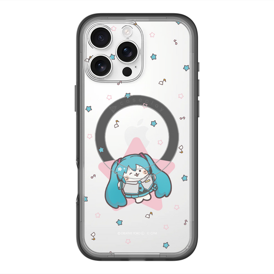 スリムプロテクションプレミアムケース with MagSafe［ しろたん×初音ミク - 初音ミク - しろたん変身 ］