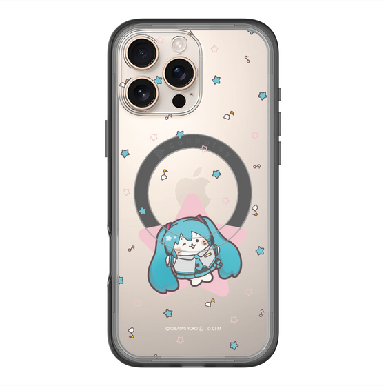 スリムプロテクションプレミアムケース with MagSafe［ しろたん×初音ミク - 初音ミク - しろたん変身 ］
