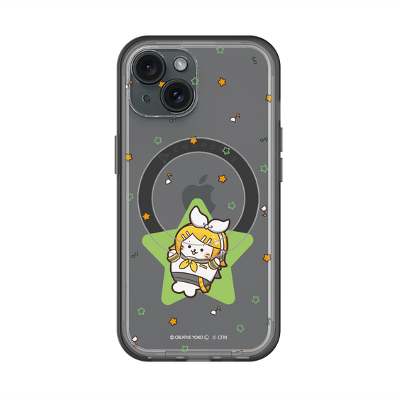 スリムプロテクションプレミアムケース with MagSafe［ しろたん×初音ミク - 鏡音リン - しろたん変身 ］