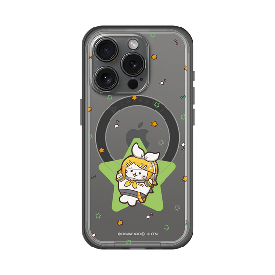 スリムプロテクションプレミアムケース with MagSafe［ しろたん×初音ミク - 鏡音リン - しろたん変身 ］