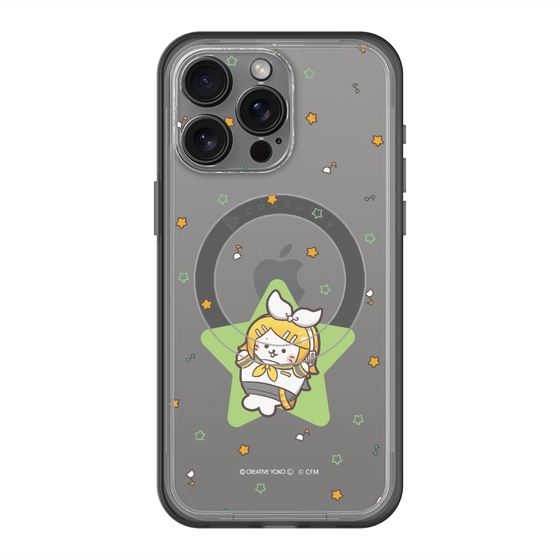 スリムプロテクションプレミアムケース with MagSafe［ しろたん×初音ミク - 鏡音リン - しろたん変身 ］