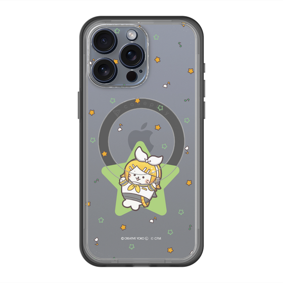 スリムプロテクションプレミアムケース with MagSafe［ しろたん×初音ミク - 鏡音リン - しろたん変身 ］