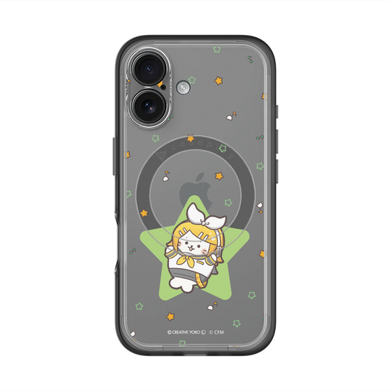 スリムプロテクションプレミアムケース with MagSafe［ しろたん×初音ミク - 鏡音リン - しろたん変身 ］