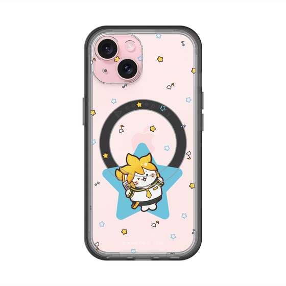 スリムプロテクションプレミアムケース with MagSafe［ しろたん×初音ミク - 鏡音レン - しろたん変身 ］