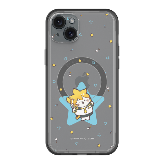 スリムプロテクションプレミアムケース with MagSafe［ しろたん×初音ミク - 鏡音レン - しろたん変身 ］