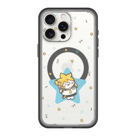 スリムプロテクションプレミアムケース with MagSafe［ しろたん×初音ミク - 鏡音レン - しろたん変身 ］