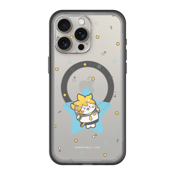 スリムプロテクションプレミアムケース with MagSafe［ しろたん×初音ミク - 鏡音レン - しろたん変身 ］