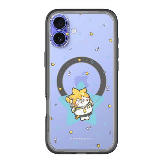 スリムプロテクションプレミアムケース with MagSafe［ しろたん×初音ミク - 鏡音レン - しろたん変身 ］