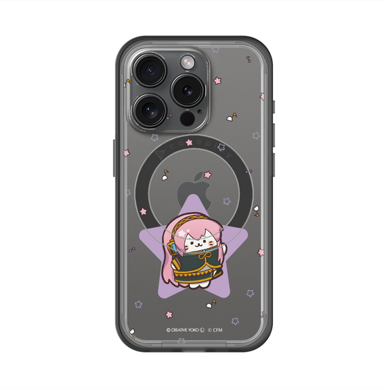 スリムプロテクションプレミアムケース with MagSafe［ しろたん×初音ミク - 巡音ルカ - しろたん変身 ］