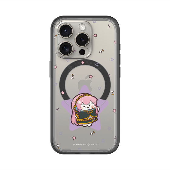 スリムプロテクションプレミアムケース with MagSafe［ しろたん×初音ミク - 巡音ルカ - しろたん変身 ］