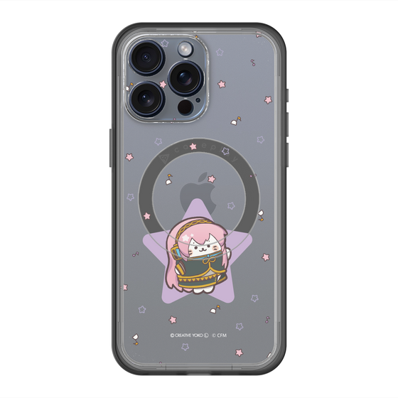 スリムプロテクションプレミアムケース with MagSafe［ しろたん×初音ミク - 巡音ルカ - しろたん変身 ］