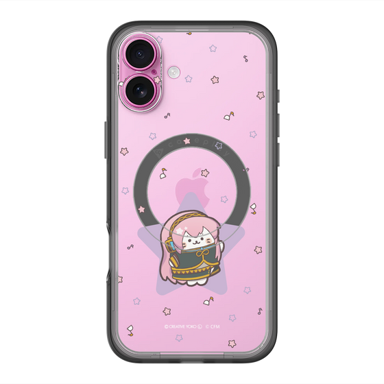 スリムプロテクションプレミアムケース with MagSafe［ しろたん×初音ミク - 巡音ルカ - しろたん変身 ］
