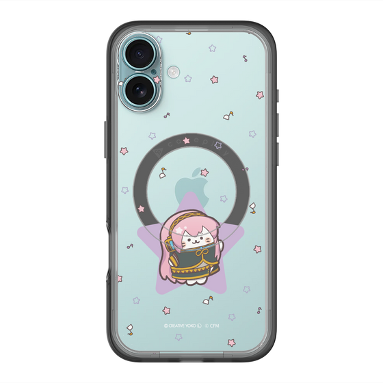 スリムプロテクションプレミアムケース with MagSafe［ しろたん×初音ミク - 巡音ルカ - しろたん変身 ］