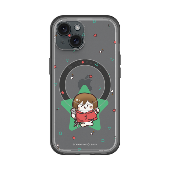 スリムプロテクションプレミアムケース with MagSafe［ しろたん×初音ミク - MEIKO - しろたん変身 ］