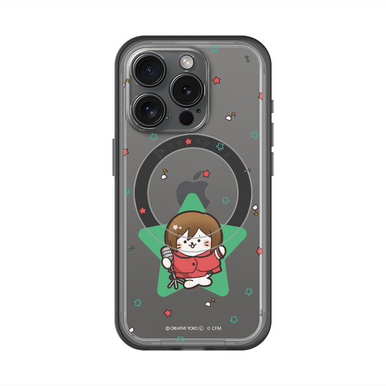 スリムプロテクションプレミアムケース with MagSafe［ しろたん×初音ミク - MEIKO - しろたん変身 ］