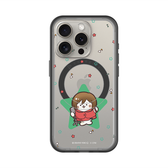 スリムプロテクションプレミアムケース with MagSafe［ しろたん×初音ミク - MEIKO - しろたん変身 ］