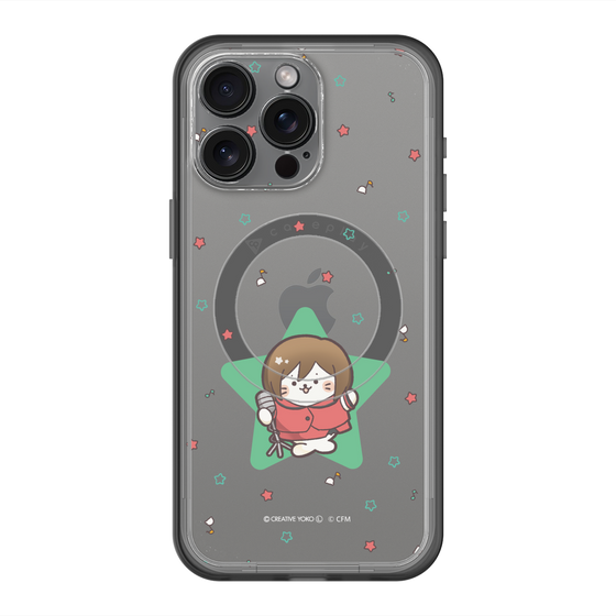 スリムプロテクションプレミアムケース with MagSafe［ しろたん×初音ミク - MEIKO - しろたん変身 ］