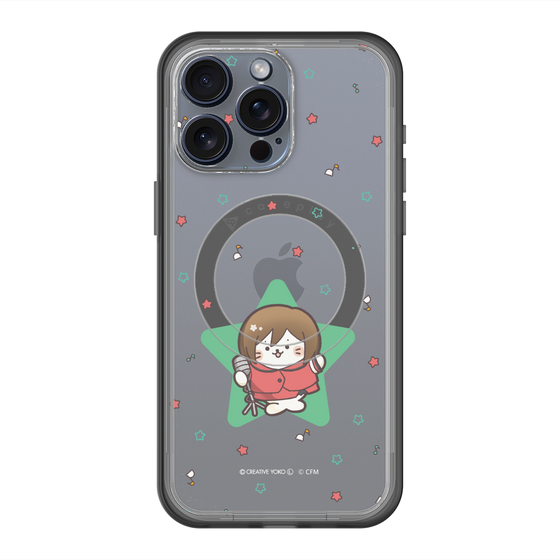 スリムプロテクションプレミアムケース with MagSafe［ しろたん×初音ミク - MEIKO - しろたん変身 ］