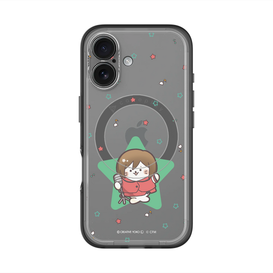スリムプロテクションプレミアムケース with MagSafe［ しろたん×初音ミク - MEIKO - しろたん変身 ］