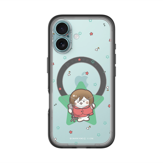 スリムプロテクションプレミアムケース with MagSafe［ しろたん×初音ミク - MEIKO - しろたん変身 ］