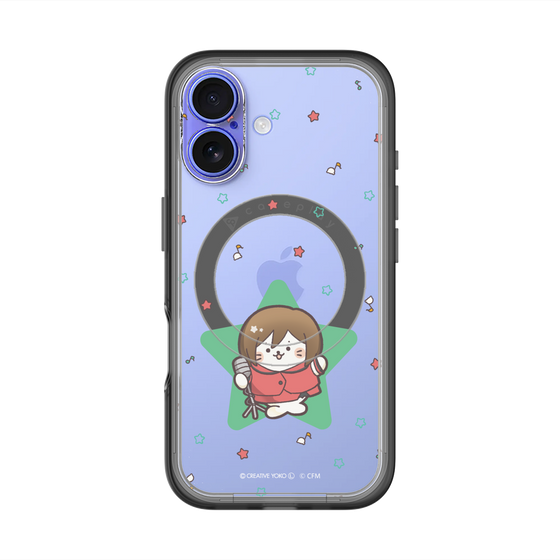 スリムプロテクションプレミアムケース with MagSafe［ しろたん×初音ミク - MEIKO - しろたん変身 ］