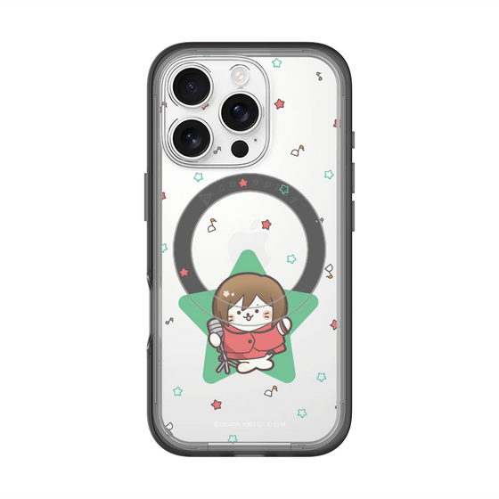 スリムプロテクションプレミアムケース with MagSafe［ しろたん×初音ミク - MEIKO - しろたん変身 ］