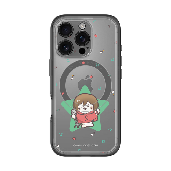 スリムプロテクションプレミアムケース with MagSafe［ しろたん×初音ミク - MEIKO - しろたん変身 ］
