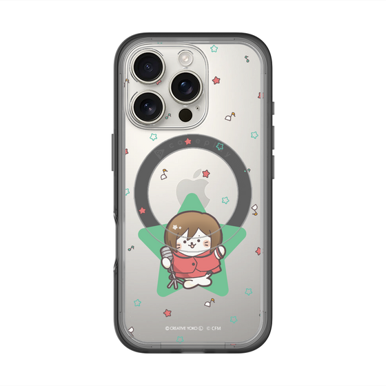 スリムプロテクションプレミアムケース with MagSafe［ しろたん×初音ミク - MEIKO - しろたん変身 ］